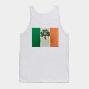 Shamrock in Flag Tank Top